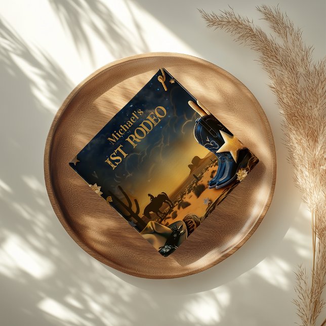 Guardanapo De Papel Starry Western Cowboy 1st Birthday Rodeo (Criador carregado)