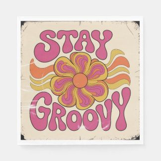 Guardanapo De Papel Stay Groovy