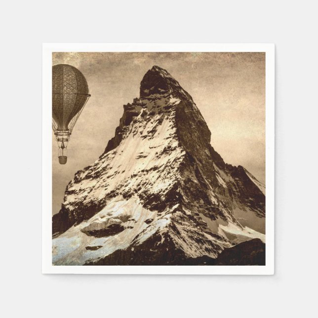 Guardanapo De Papel Steampunk Matterhorn (Frente)