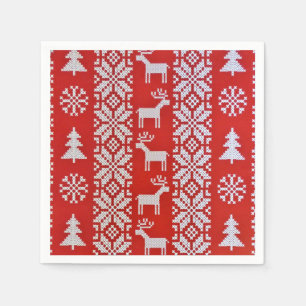Guardanapo De Papel Stitch da Cruz de Natal