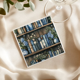 Guardanapo De Papel Storybook Boy Blue Library Book Baby Shower