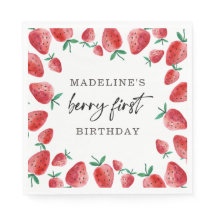 Strawberry Berry First Girl primeiro aniversario N