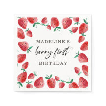 Strawberry Berry First Girl primeiro aniversario N