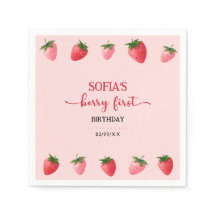 Strawberry Berry Primeiro Aniversário