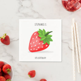 Guardanapo De Papel Strawberry Patch Napkins