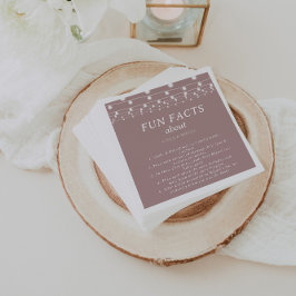 Guardanapo De Papel String Luz Rosa Escamoteada Trivia Fatos Divertido