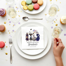 Stylish Graduate Women Purple Gown Graduation