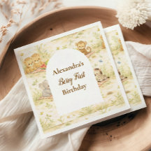 Suave Aniversário de Um Ano Selvagem da Selva Neut