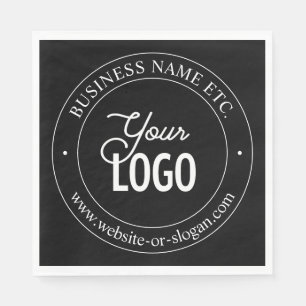 Guardanapo De Papel Substituição fácil do logotipo e texto personal