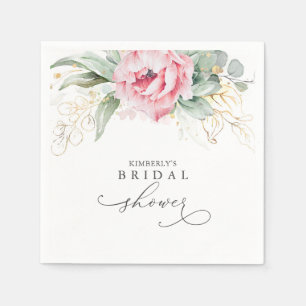 Guardanapo De Papel Suculentas Verde Elegante Chá de Bebê / Noiva