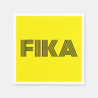 Sueco Fika Amarelo e Negro