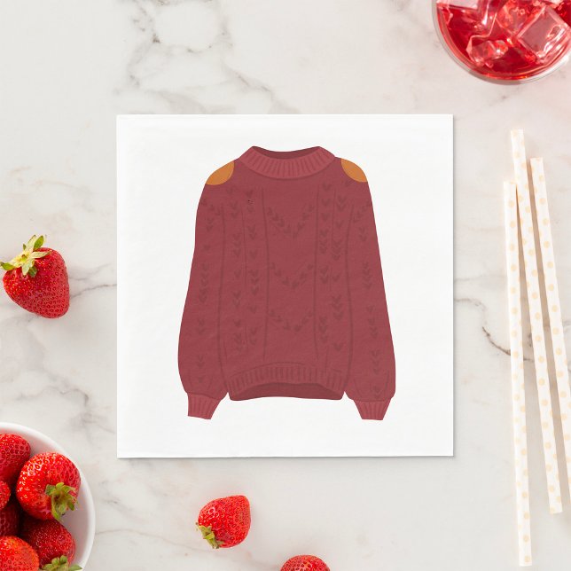 Guardanapo De Papel Suéter Knit (Criador carregado)