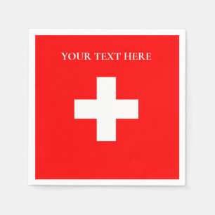Guardanapo De Papel Suiça personalizada Schweiz Suíça Europa