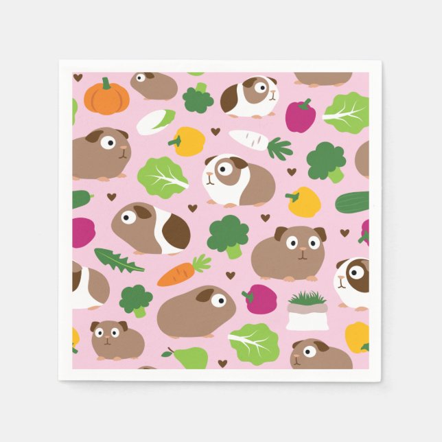 Guardanapo De Papel Suínos-guineenses E Seus Tratamentos (Frente)