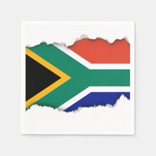 Guardanapo De Papel Sul - bandeira africana