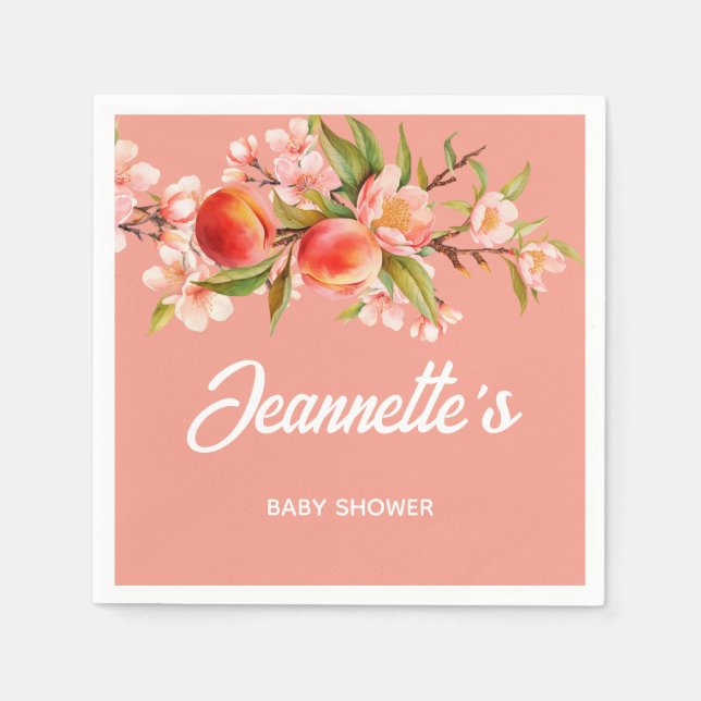 Guardanapo De Papel Summer Party Baby Shower (Frente)