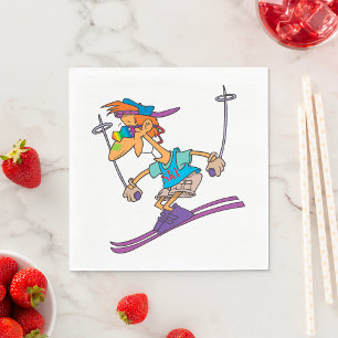 Guardanapo De Papel Summer Skier