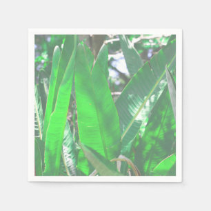 Guardanapo De Papel Summer Vibes Banana Tree deixa verde-claro