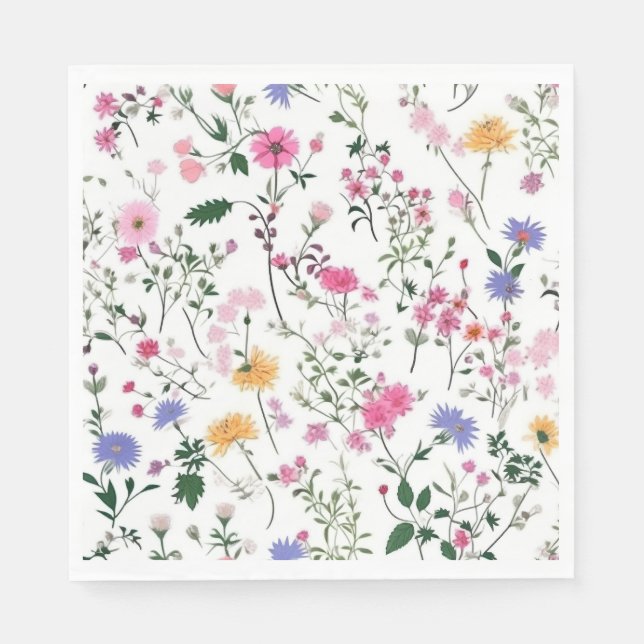 Guardanapo De Papel Summer Willowers (Frente)