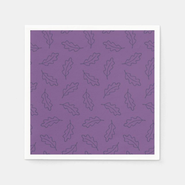 Guardanapo De Papel Sumos de carvalho de outono - uva/ameixa (Frente)