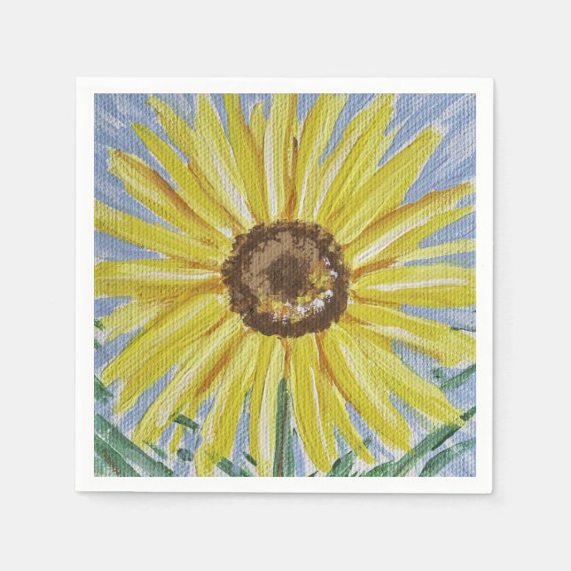 Guardanapo De Papel Sunflower Napkins (Frente)