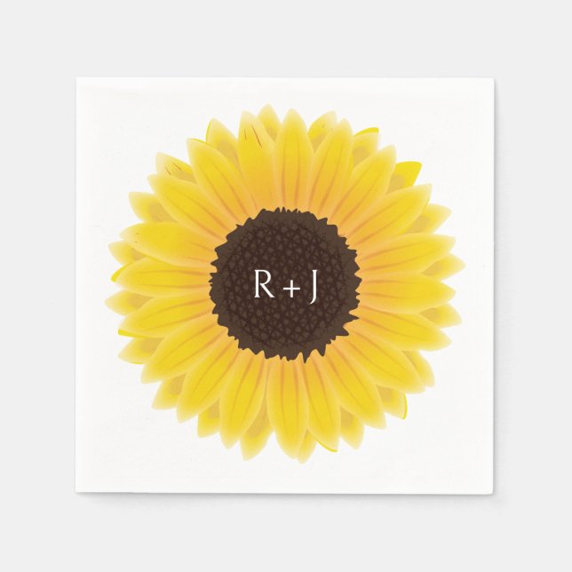 Guardanapo De Papel Sunflower Napkins (Frente)