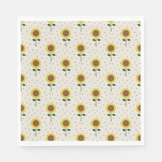 Guardanapo De Papel Sunflower Paper Napkins (Frente)