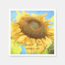 Sunflower Yellow Country Rustic Wedcolor