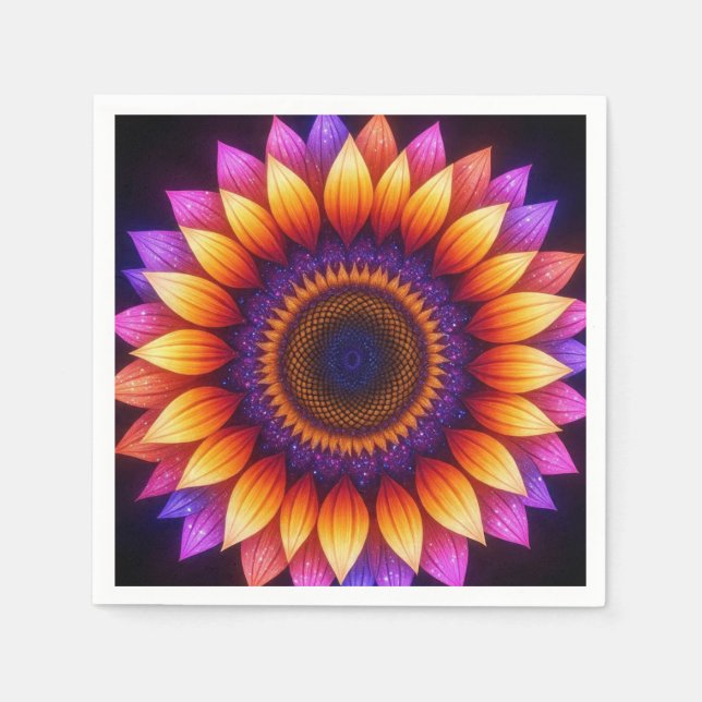 Guardanapo De Papel SunFlowerMandala (Frente)