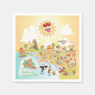 Guardanapo De Papel Sunny California Paper Napkin