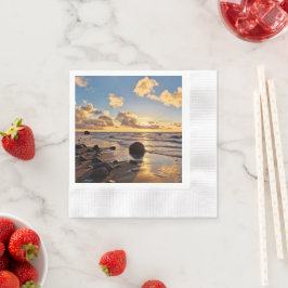 Guardanapo De Papel Sunset Beach Coined Cocktail Paper Napkins 27