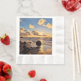 Guardanapo De Papel Sunset Beach Coined Luncheon Paper Napkins 27