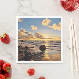 Guardanapo De Papel Sunset Beach Standard Luncheon Paper Napkins 27