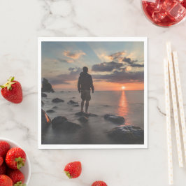 Guardanapo De Papel Sunset Beach Standard Luncheon Paper Napkins 32
