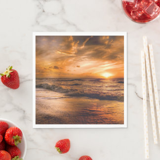 Guardanapo De Papel Sunset Beach Standard Luncheon Paper Napkins 45