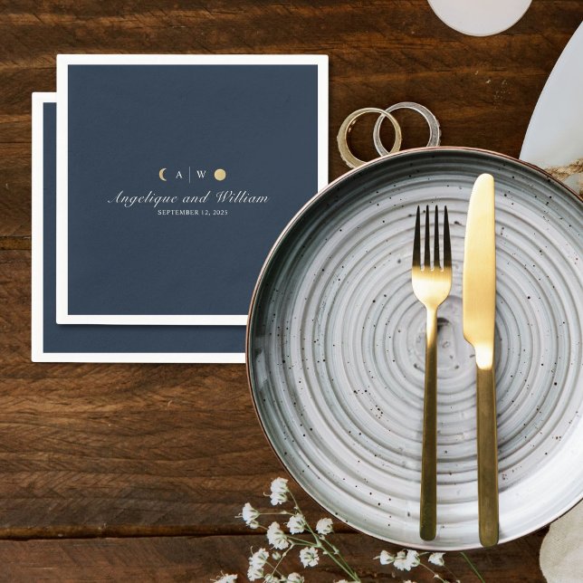 Guardanapo De Papel Sunset To Moonrise Wedding (Criador carregado)