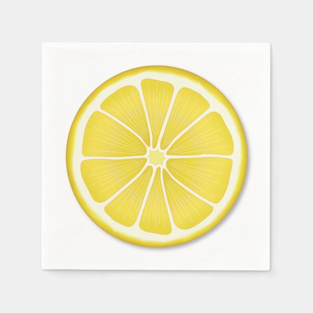 Guardanapo De Papel Sunshine Party Lemon (Frente)