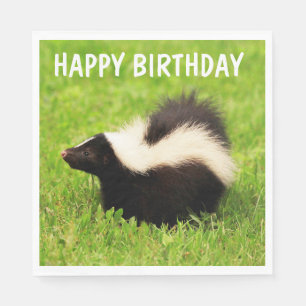 Guardanapo De Papel Super Cute Skunk Birthday