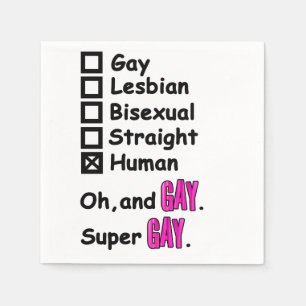 Guardanapo De Papel Super Gay