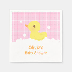 Guardanapo De Papel Suprimentos para Festa de Chás de Bebê com Pato de