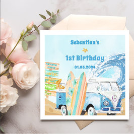 Guardanapo De Papel Surf Beach Festa de aniversário Napkins