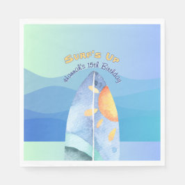 Guardanapo De Papel Surf Divertido Aniversário
