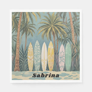 Guardanapo De Papel Surf, Estilo de Pastel Personalizado