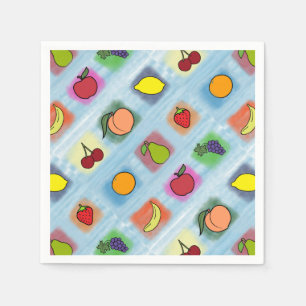 Guardanapo De Papel Surpresa de Frutas