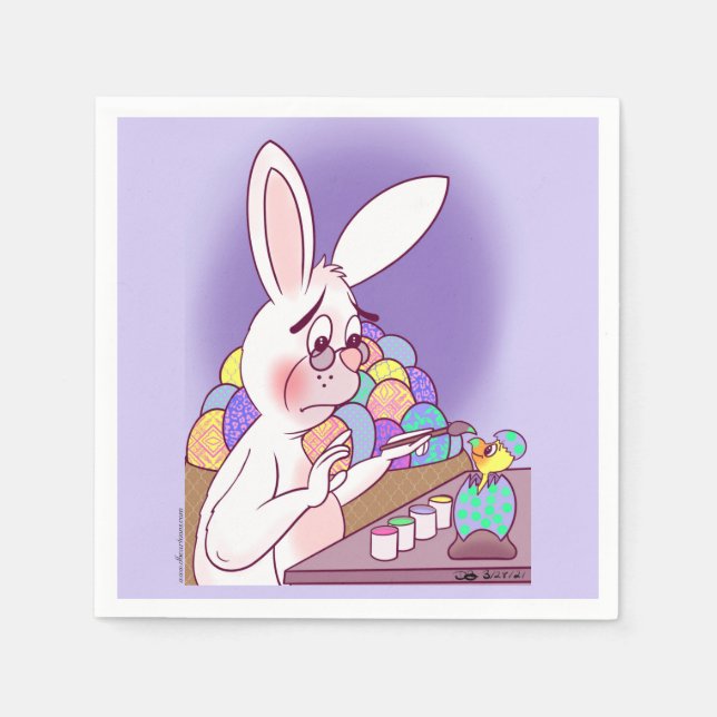 Guardanapo De Papel Surpresa de páscoa (Frente)