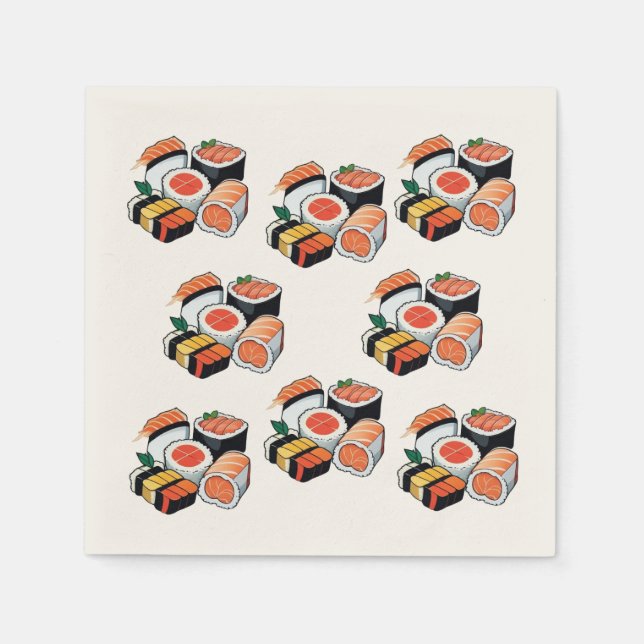 Guardanapo De Papel Sushi Napkin (Frente)