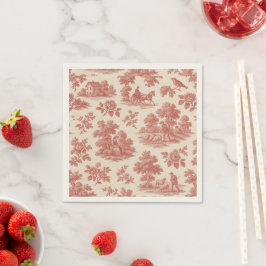 Guardanapo De Papel Sussurros do País - Papel Tóreo Vermelho Nápoles