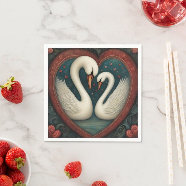 Guardanapo De Papel Swan Love 1 (Insitu)