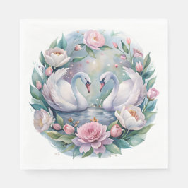 Guardanapo De Papel Swan Napkins Botânico