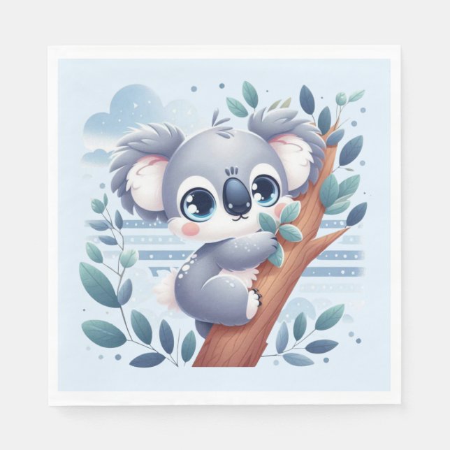 Guardanapo De Papel Sweet Baby Koala - Luncheon Napkin (Frente)